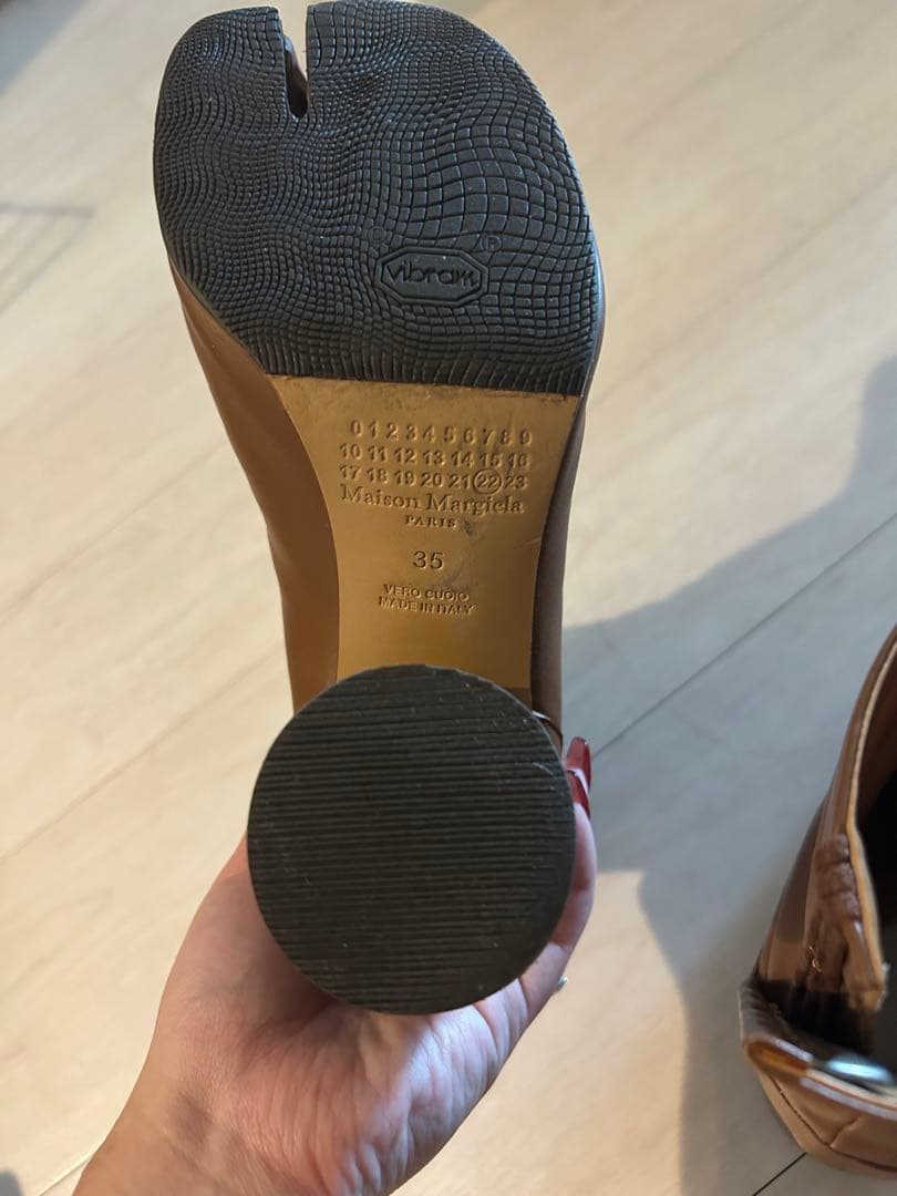 chaspyさま専用　マルジェラ　タビアンクルブーツ　8センチヒール