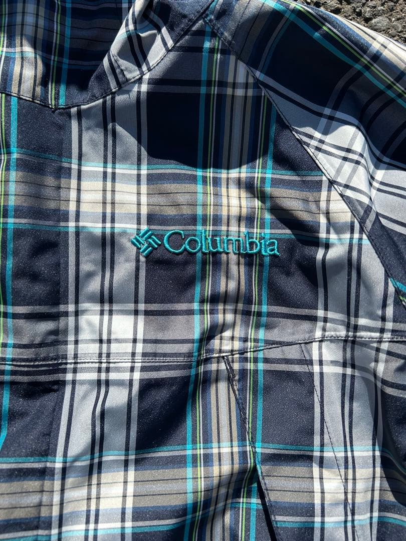 Columbia tech shell jacket double zip短丈