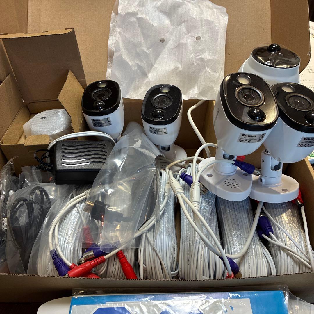 Swann （スワン）DVRシステム ８チャンネル　カメラ６台セット