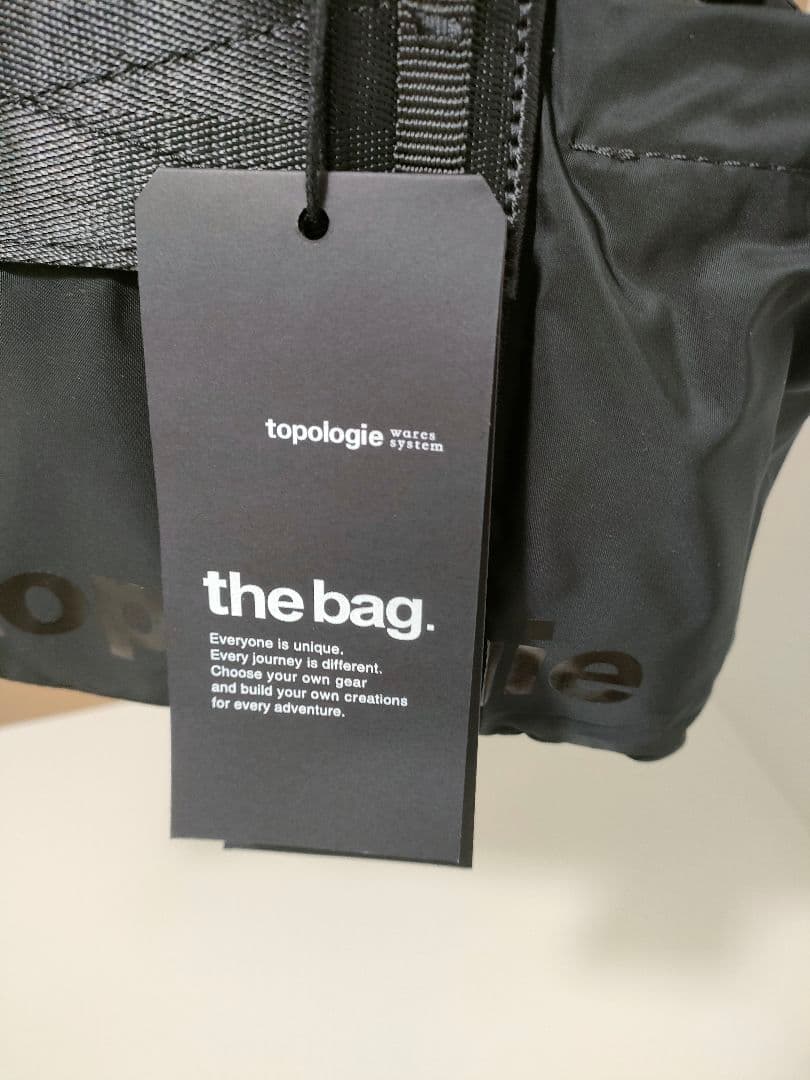 topologie トポロジー サミット ダッフル スモール 黒　ミニボストン