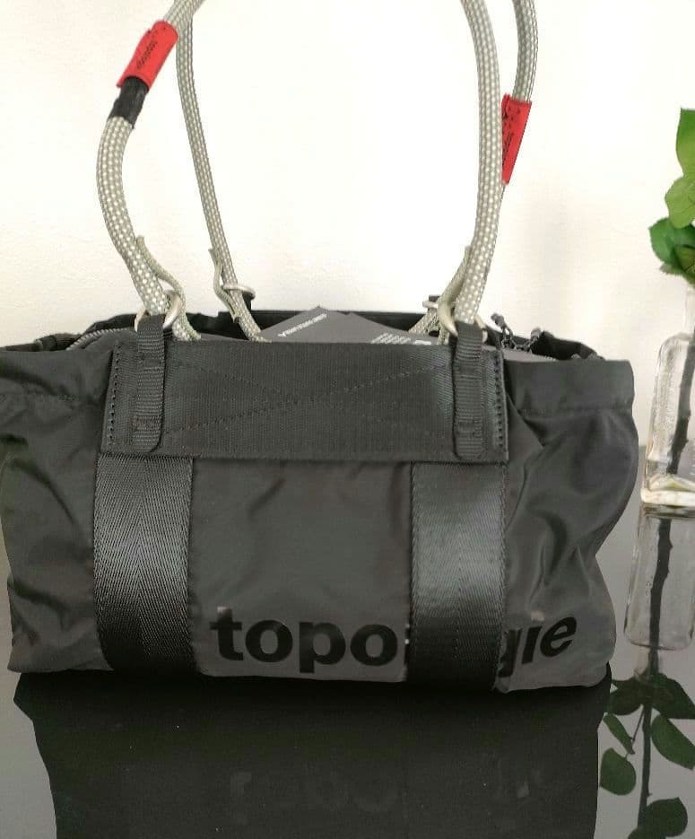 topologie トポロジー サミット ダッフル スモール 黒　ミニボストン