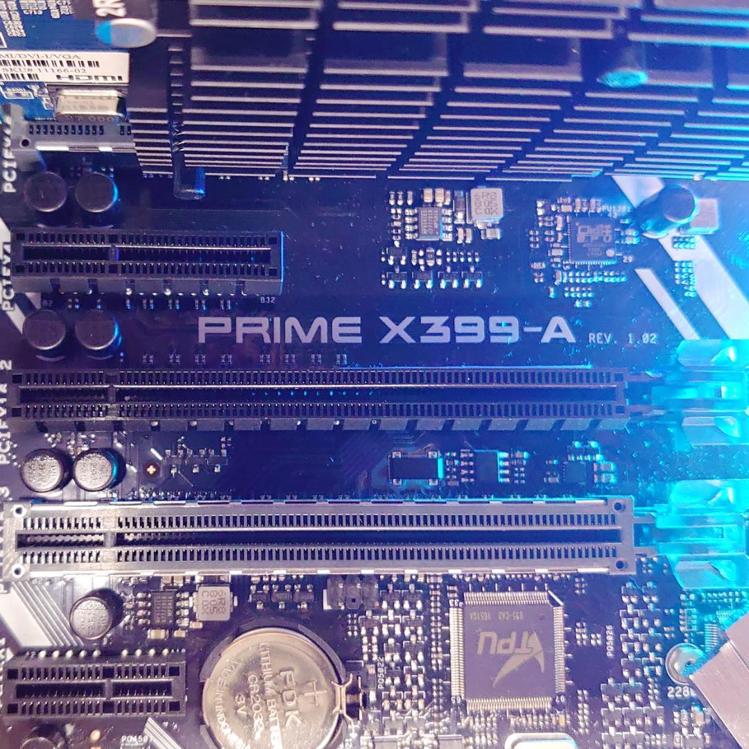 マザーボード PRIME X399A Ryzen Threadripper 2950X 64G