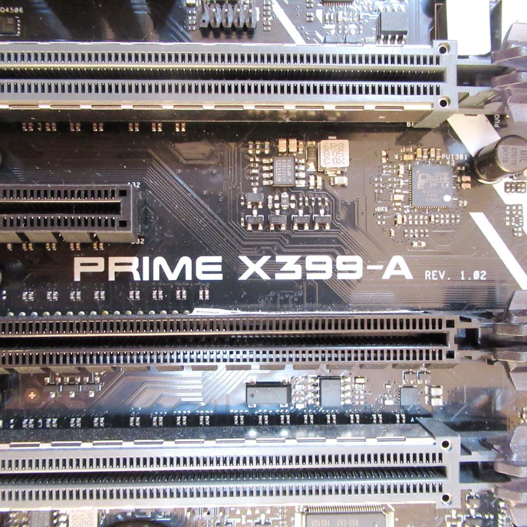 マザーボード PRIME X399A Ryzen Threadripper 2950X 64G