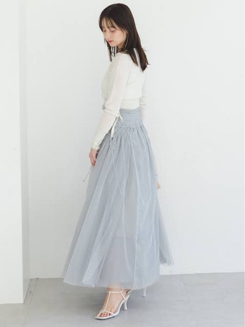 SNIDEL 【Chacott】 チュールスカート MNT Sサイズ最終値下げ！