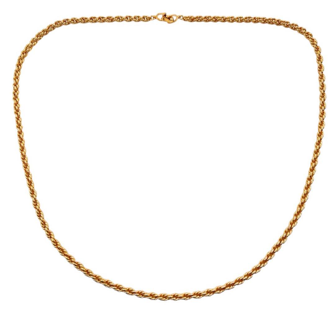 【未使用級】クリスチャン ディオール ネックレス ロング ゴールド系 ドイツ製