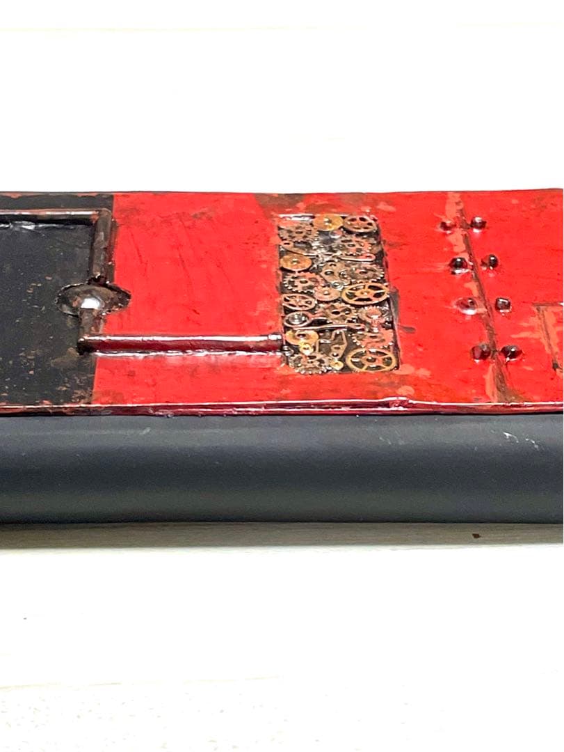 スチームパンクスペースギアRBさび塗装強化iPhone7.8. SE2手帳型