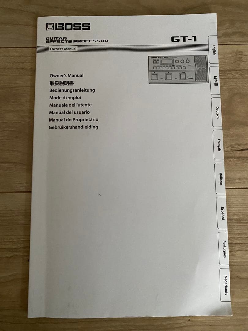 BOSS GT-1 ギターマルチエフェクター