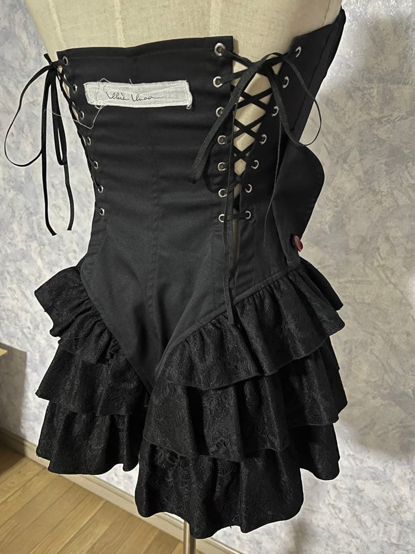 alice auaa アリスアウアア ビスチェ フリルミニワンピース