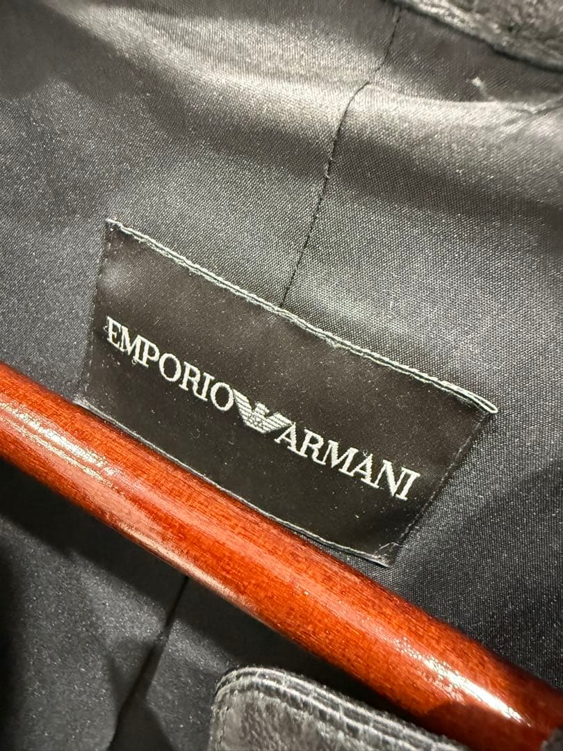 グレー 編み込みデザイン ノーカラージャケット