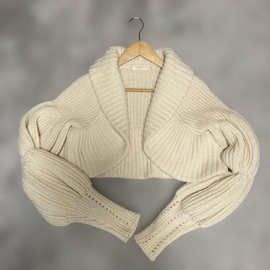 VALENTINO カシミア50%ウール50%　カーディガン.ボレロ