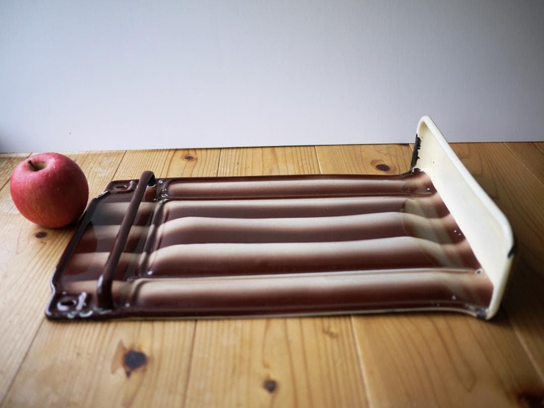 レードルラック　ホーローキッチン　スキンマー2本つき　フレンチカントリー