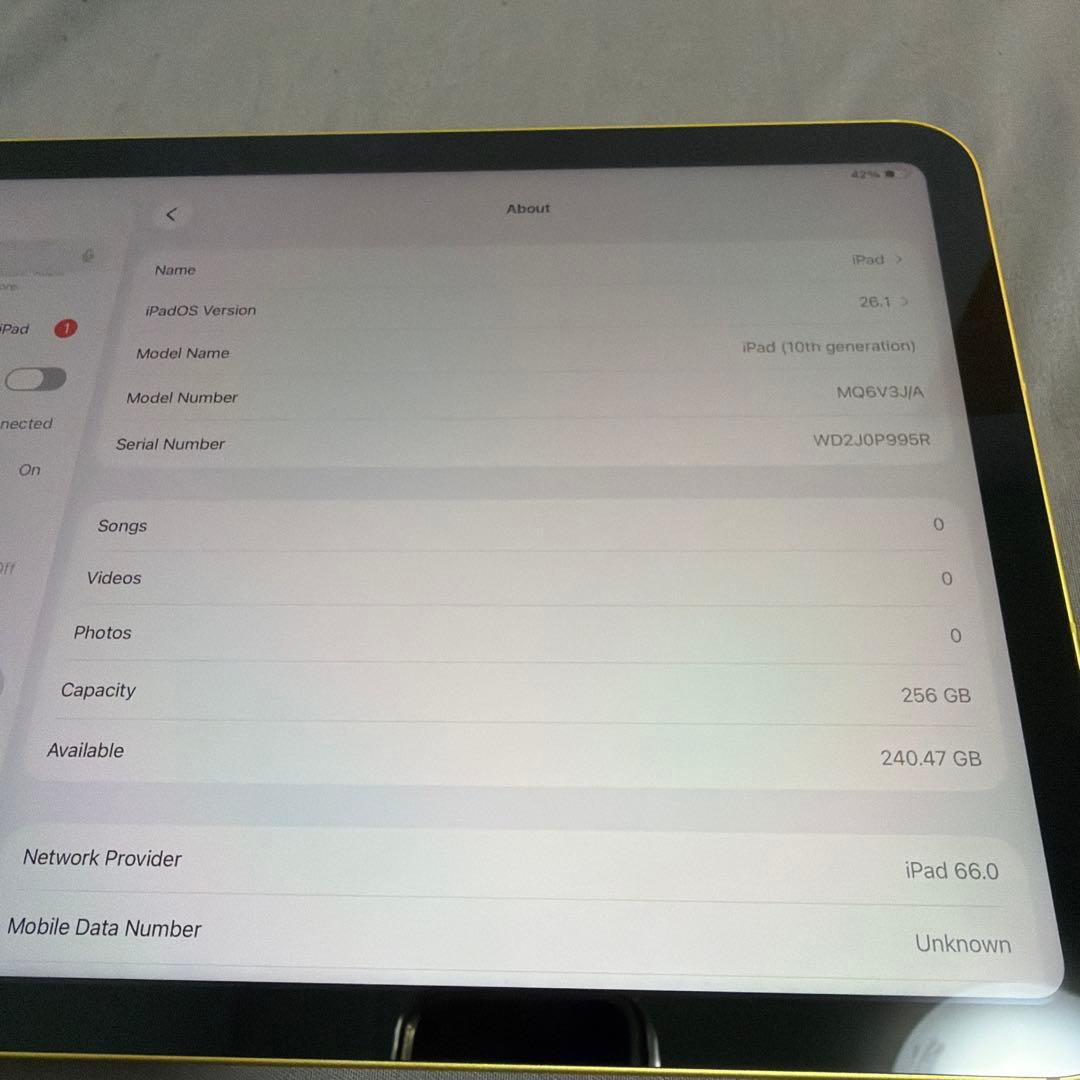 Apple iPad 10世代 Wifi + Cellular 2022