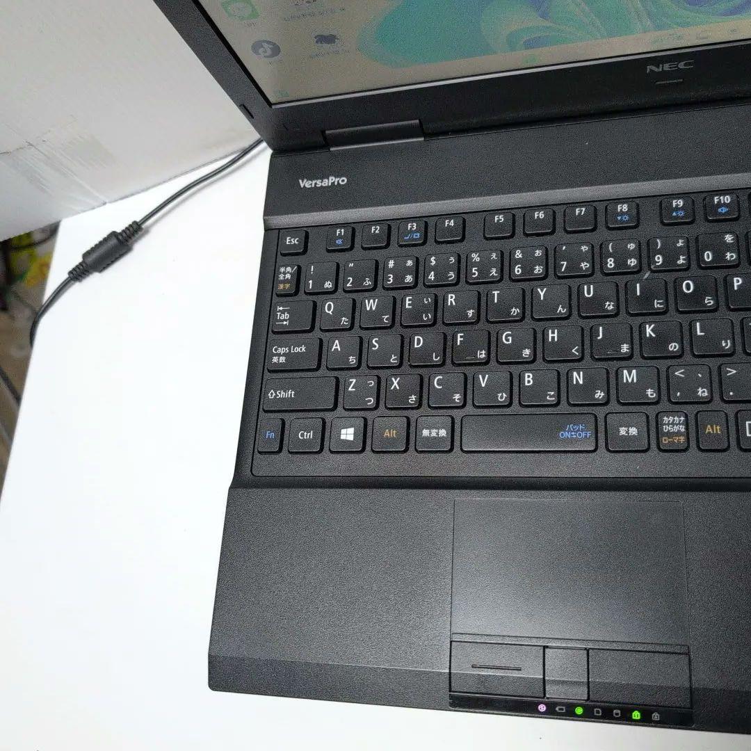 ノートPCたっぷり容量SSD960GB　NEC黒いPC