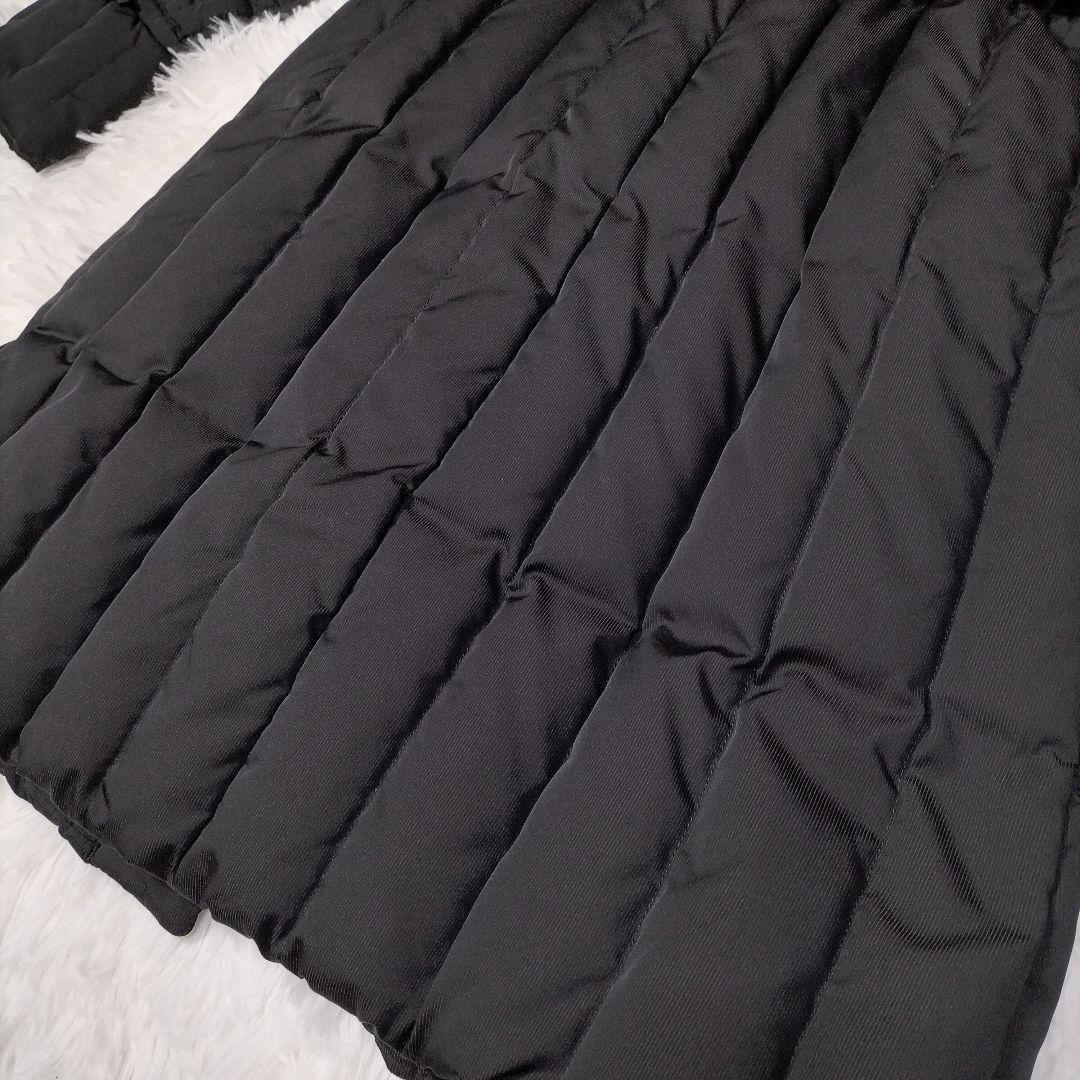 ✨美品✨ 三陽商会 ロングダウンコート サンヨーコート ビッグカラー ブラックM