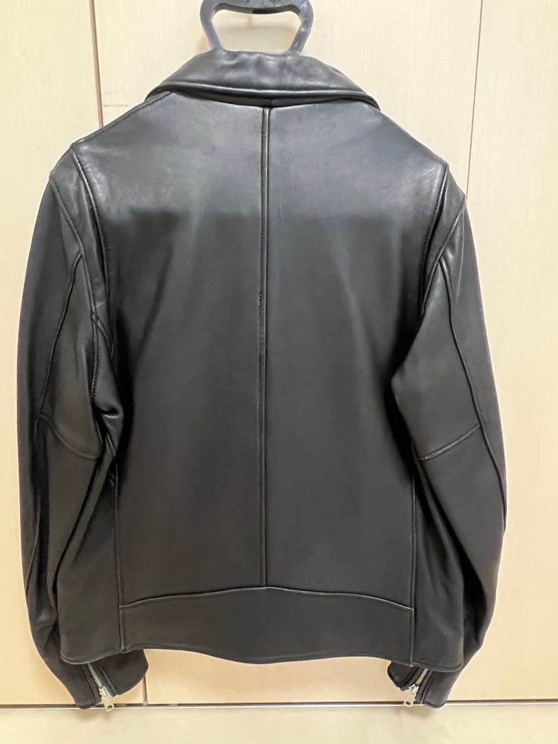 BEAUTY&YOUTH ブラック レザー ダブルライダースジャケット Lサイズ