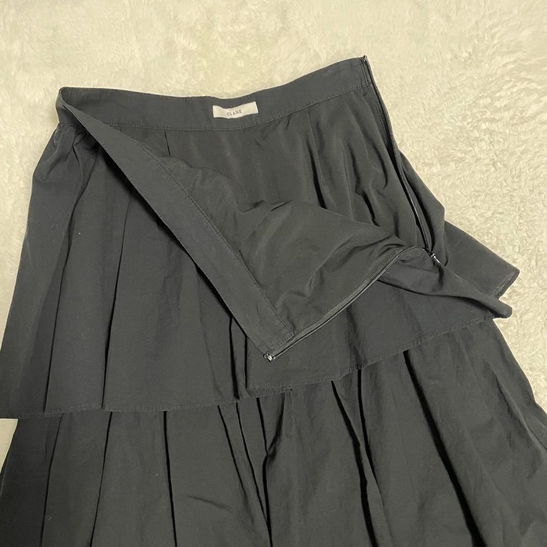 美品✨️ CLANE クラネ フリル ティアード スカート ロング L