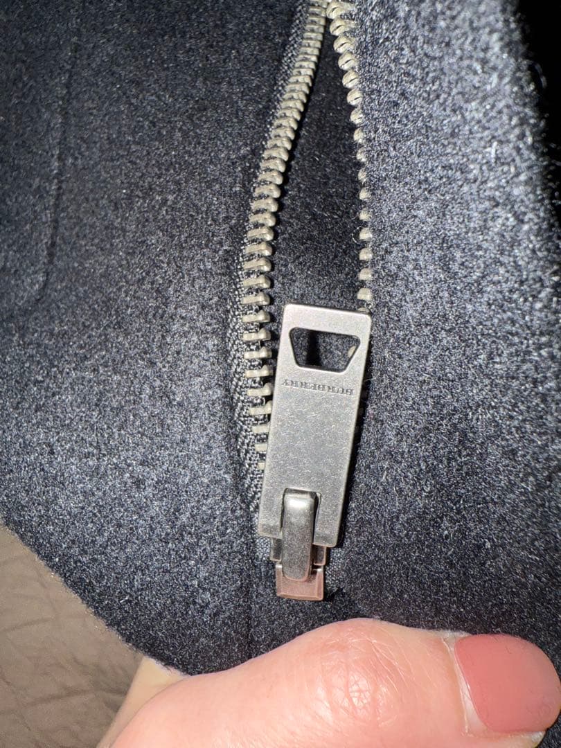 バーバリー　黒 ダッフルコート ウール100% サイズ160 美品