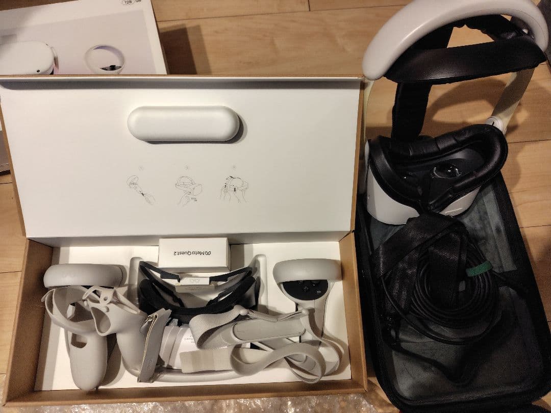 K*の様 メタクエスト2　128gb　＋　別売りEliteセット＋専用収納カバー