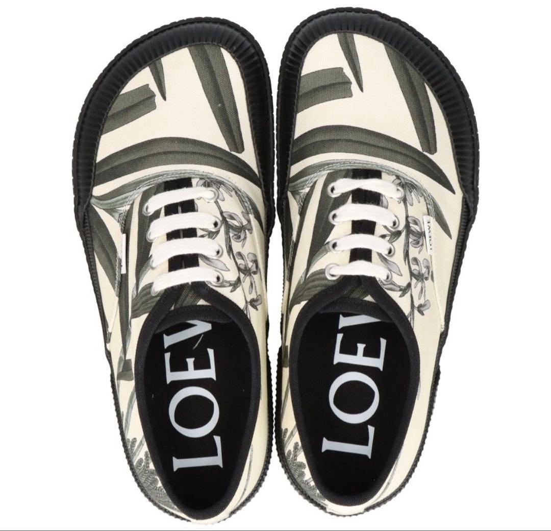 ロエベ　テラバルカ プリント レースアップ スニーカー