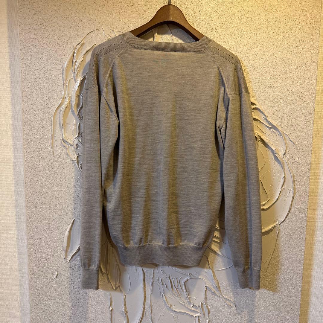 CELINE セリーヌ　Vネック　ウールニット　セーター　S
