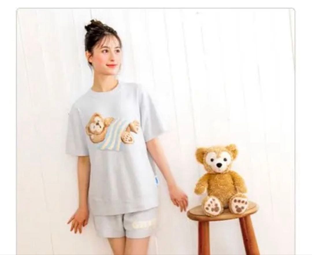 gelato pique ルームウェアセット ダッフィー ジェラートピケ ブルー