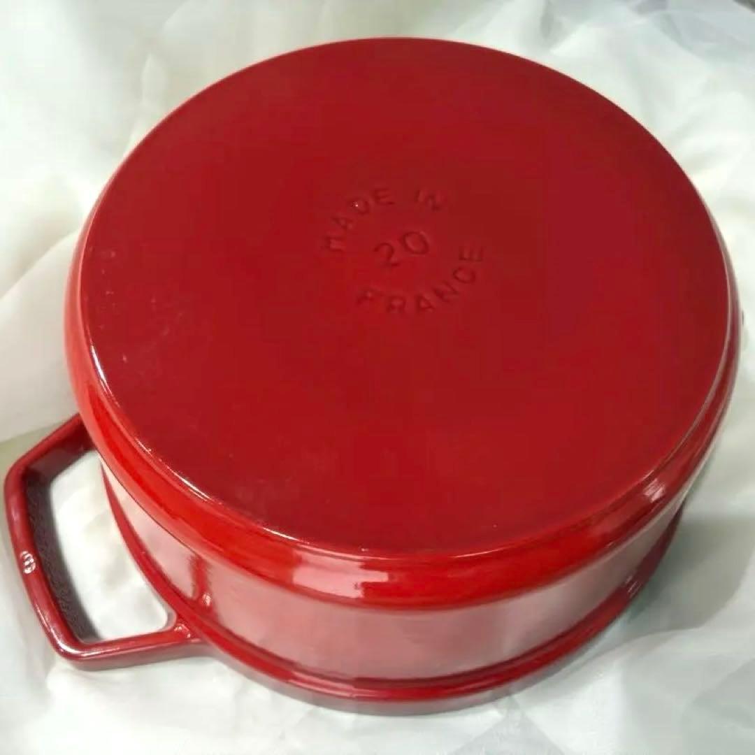 STAUB ストウブ ピコ・ココット ラウンド 20cm チェリー／レッド