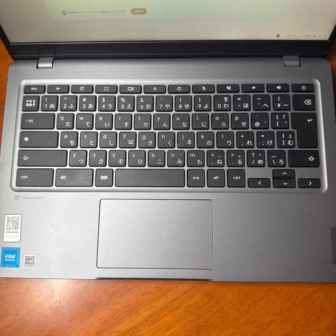 Lenovo Chromebook 14e gen3 intel N100搭載