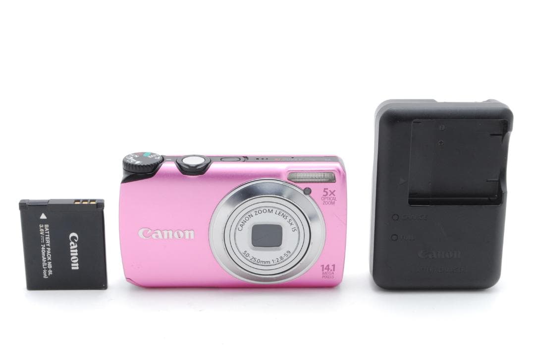 Canon powershot a3200 デジタルカメラ ピンク 動作確認済