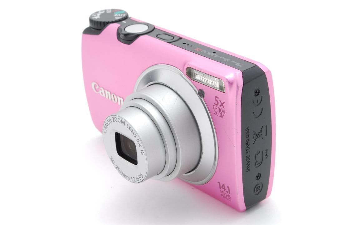 Canon powershot a3200 デジタルカメラ ピンク 動作確認済