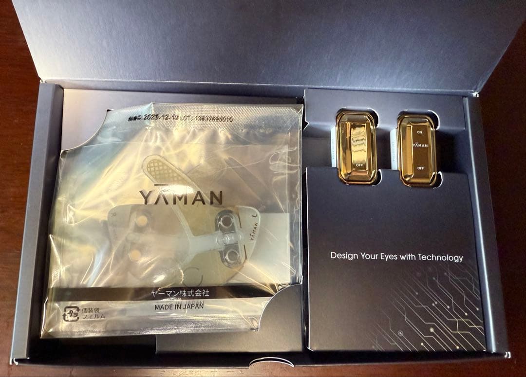 YAMANウェアラブル美顔器デザインリフト￼ 目元用シート未開封8セット