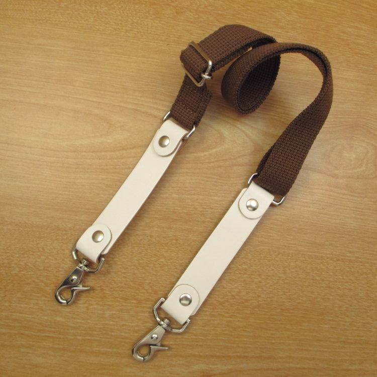 フラワースタッズ装飾　ホワイト　本革　６丁差し　SCA-235/CWA