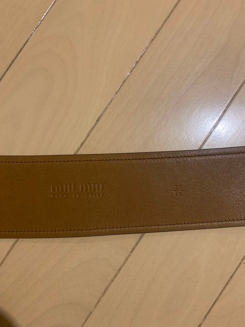 tanuboomiumiuレザーベルト 新品・未使用品