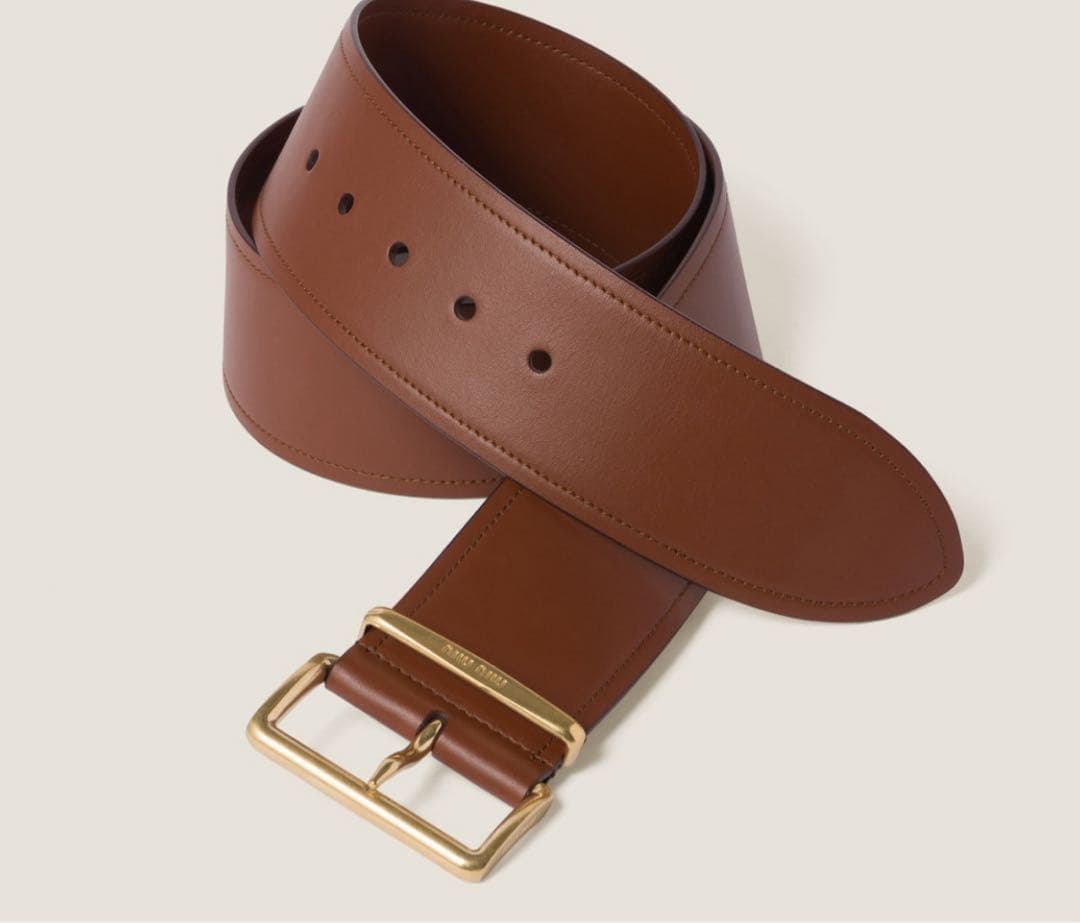 tanuboomiumiuレザーベルト 新品・未使用品