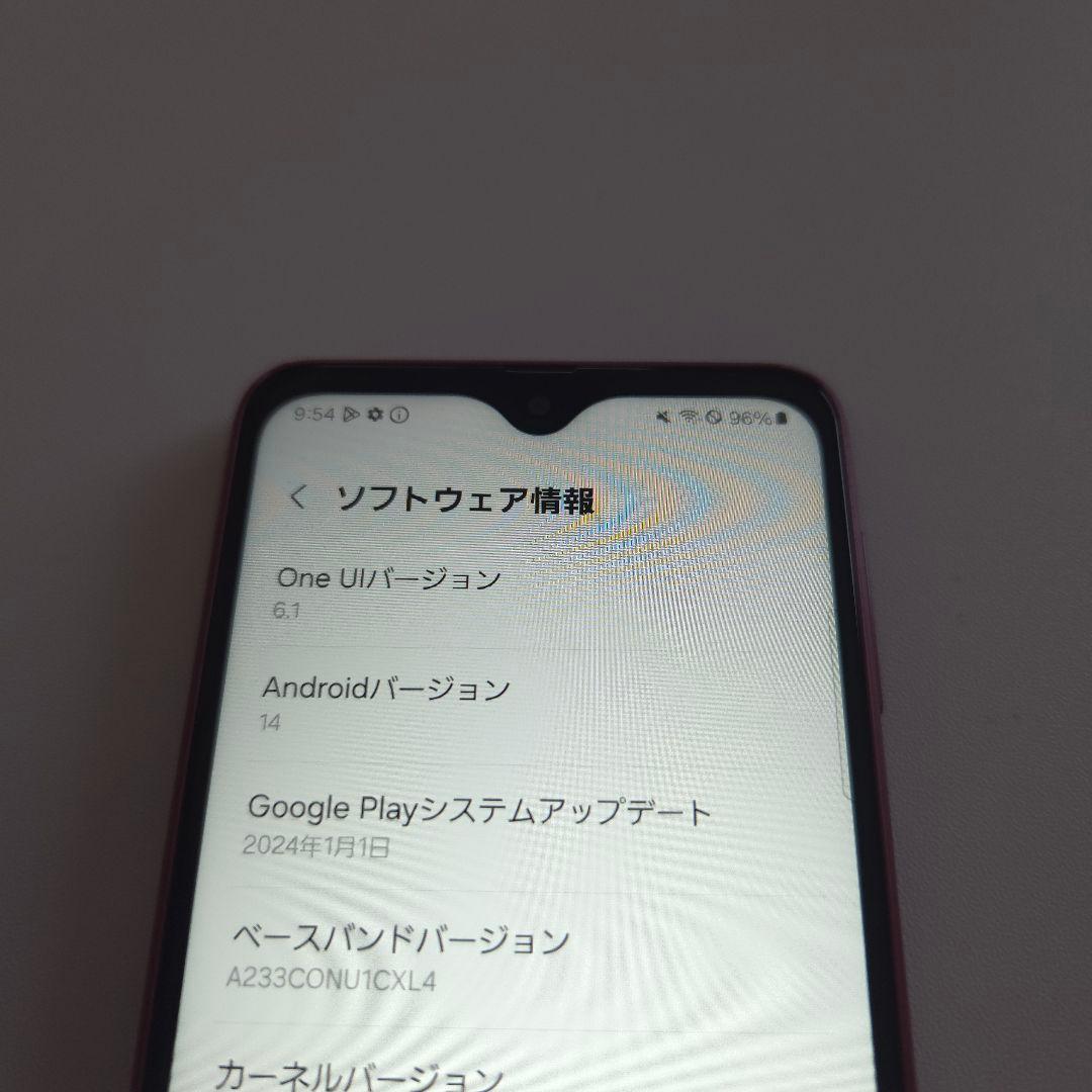 Galaxy A23 5G アンドロイド14 シムフリー 38