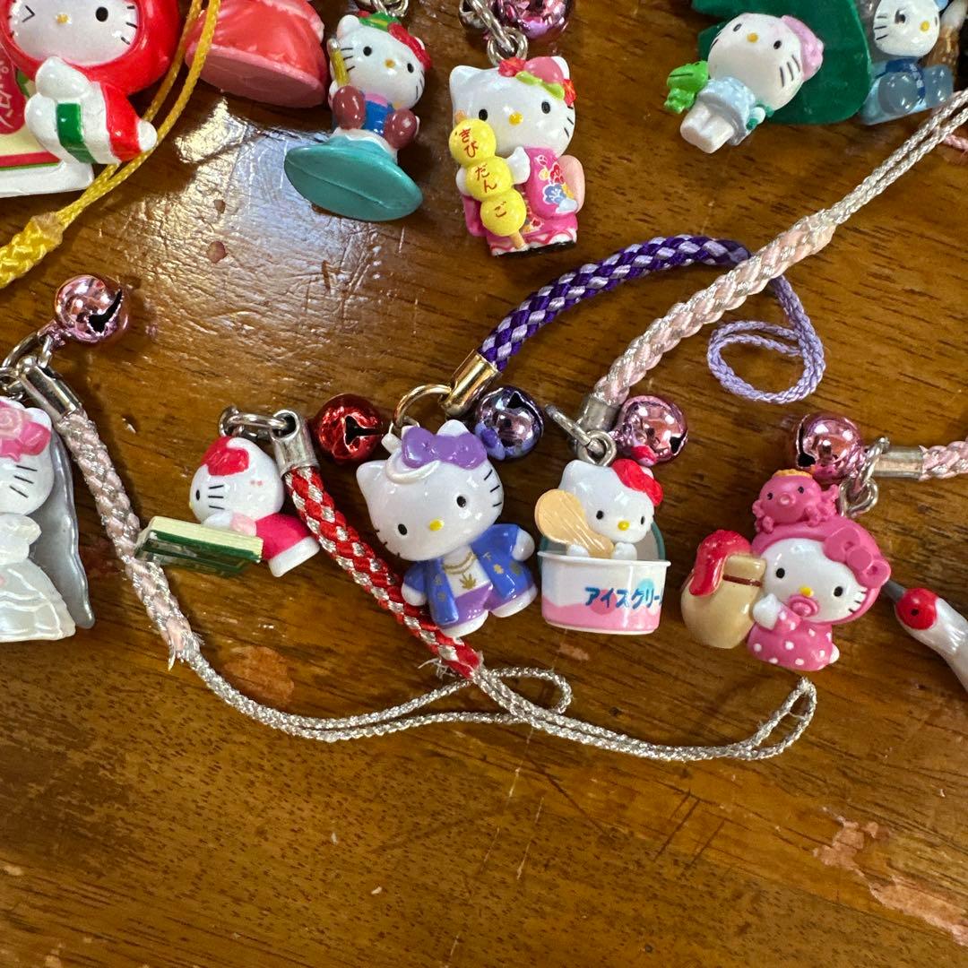 キティ 根付け ストラップまとめ売り 20個