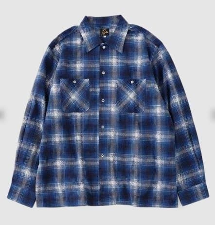 Needles - オンブレフランネルシャツ Mサイズ