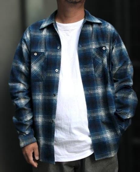 Needles - オンブレフランネルシャツ Mサイズ