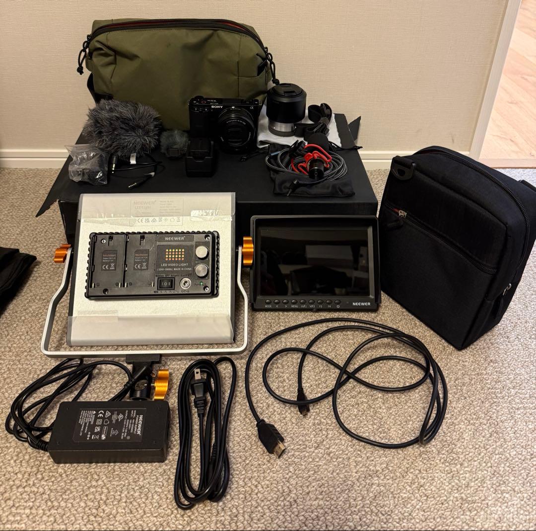 Sony ZV-E10 4K動画撮影＆Vlogフルセット＋Neewer機材