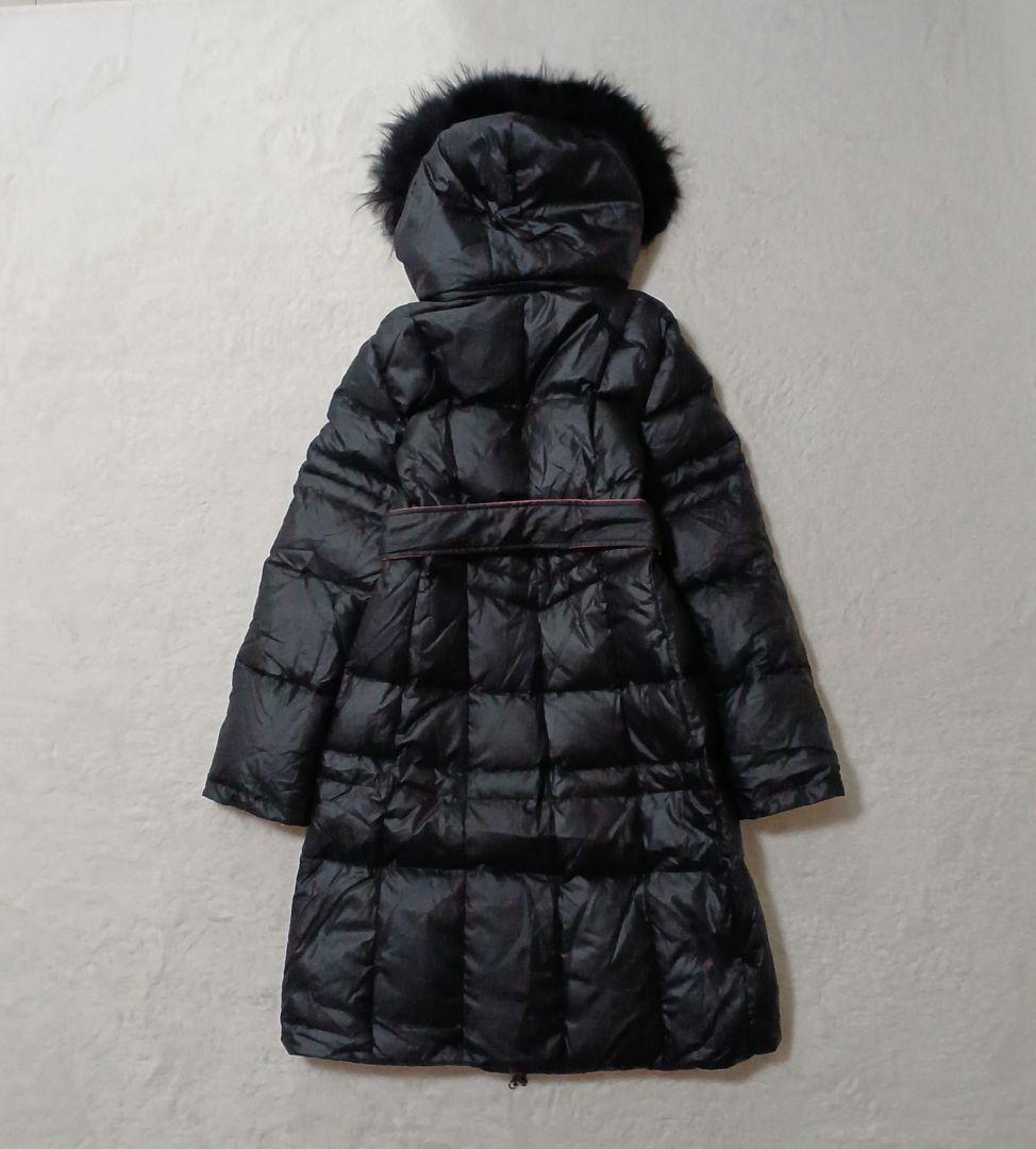 新品タグ付き PINKY&DIANNE ファー付きロングダウンコートリバーシブル