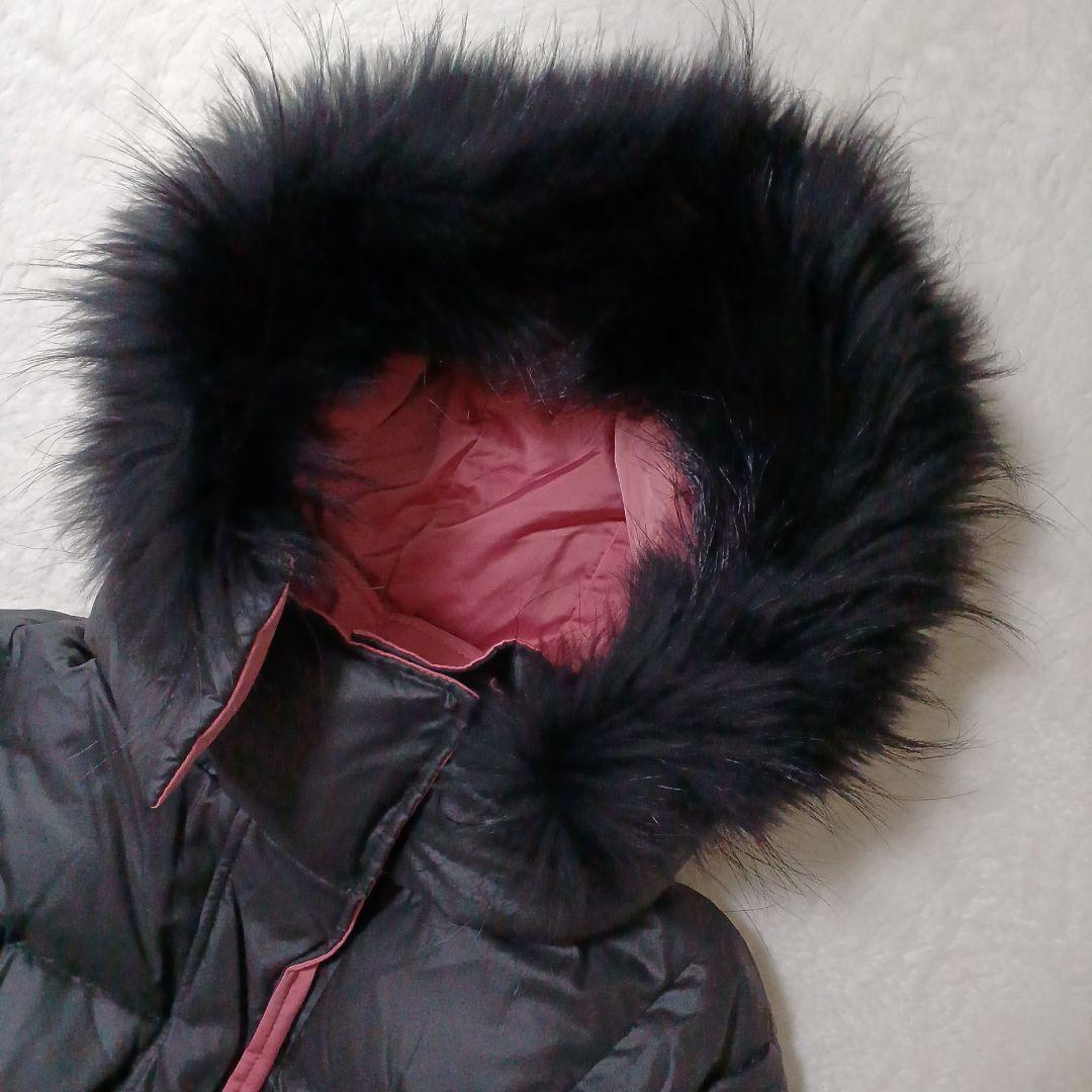 新品タグ付き PINKY&DIANNE ファー付きロングダウンコートリバーシブル