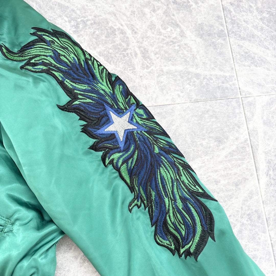 ☆希少☆DIESEL ディーゼル スカジャン リバーシブル ベロア 刺繍 S