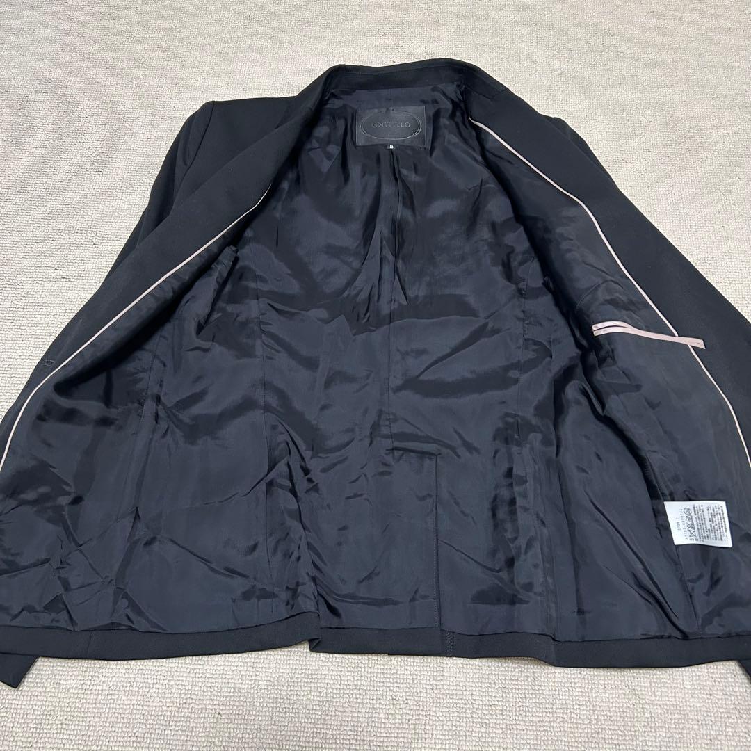 癒されたい✨❣️UNTITLED パンツスカートスーツブラック 黒 サイズ2