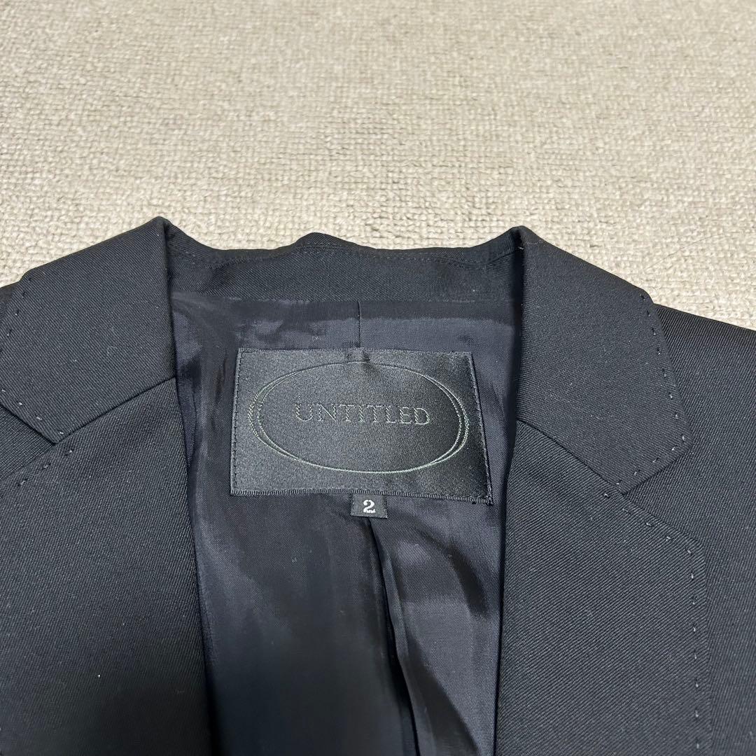 癒されたい✨❣️UNTITLED パンツスカートスーツブラック 黒 サイズ2