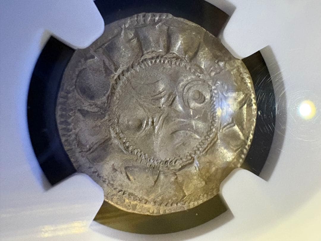中世銀貨（1199–1249年・ラ・マルシュ伯領Hugh IX–X NGC鑑定）