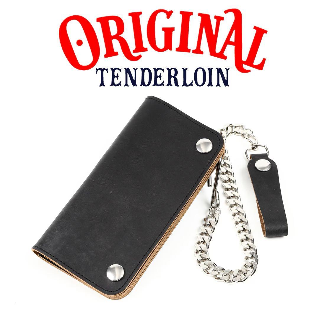 小物 TENDERLOIN TRUCKER WALLET LONG BLACK