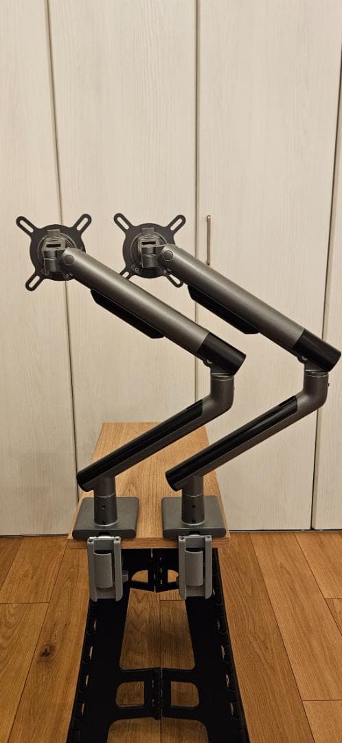【2本セット】快適ワーク DA112 モニターアーム 高剛性ガス圧式 ※一部欠品