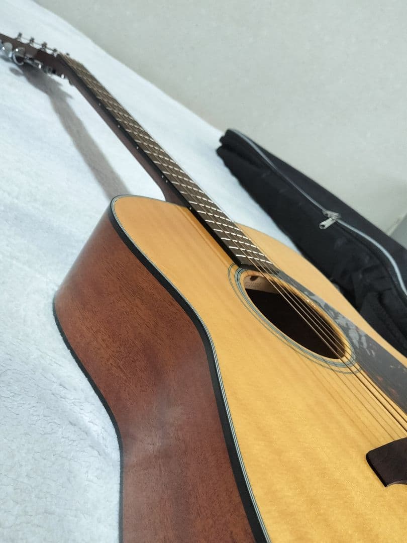 YAMAHA FG-800 トップ単板 ケース付 初心者にもオススメ