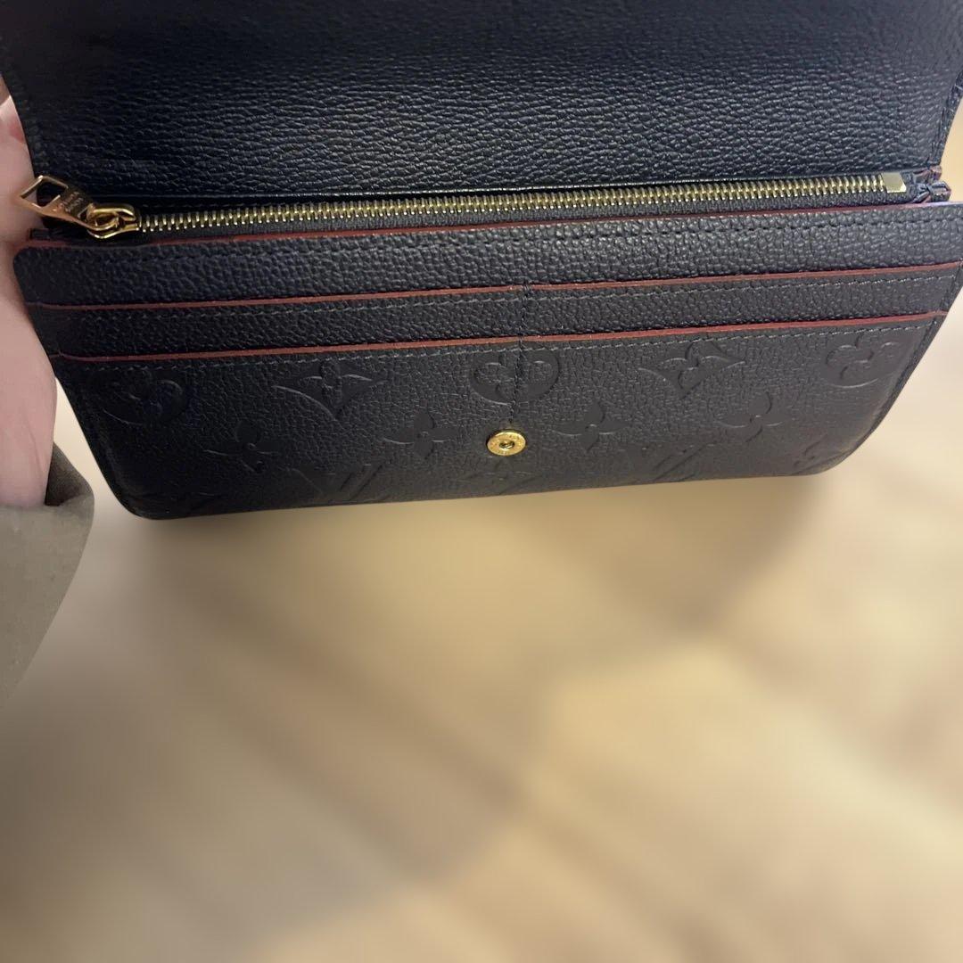 LOUIS VUITTON ネイビー長財布