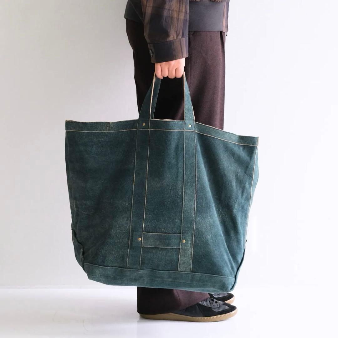 ［SEVEN BY SEVEN］LEATHER TOTE BAG - Green