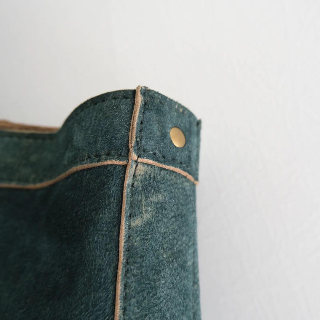 ［SEVEN BY SEVEN］LEATHER TOTE BAG - Green